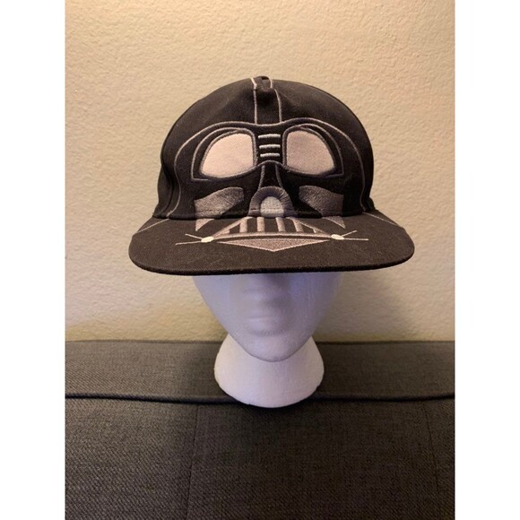 Walt Disney World Darth Vader Star Wars Flat Bill Adjustable Baseball Cap YOUTH - Picture 1 of 6